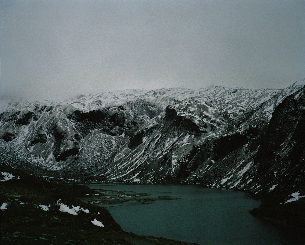 Glacial, Icecap and Permafrost Melting VIII: Margaritzen Resevoir, Hohe Tauern National Park, Austria 2005, Archival Pigment Print, 40” x 50”